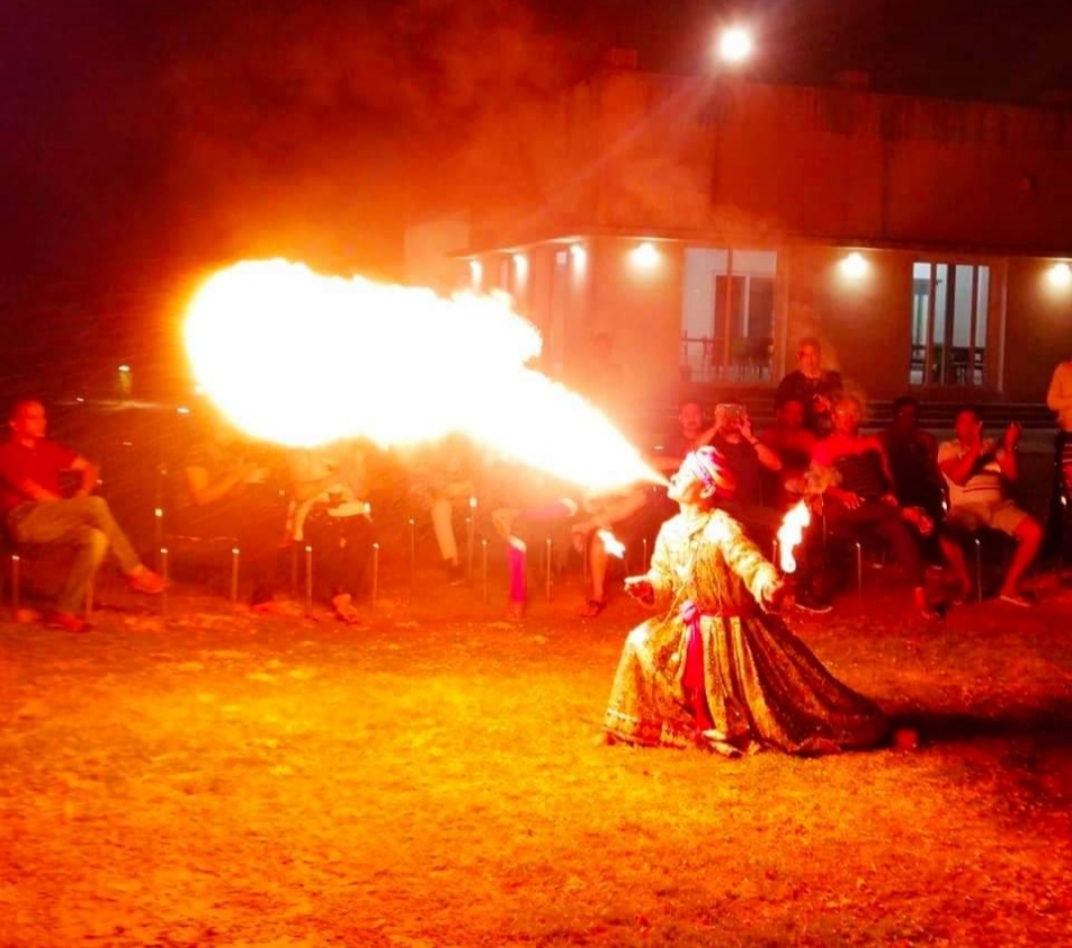 Rajasthani fire performance