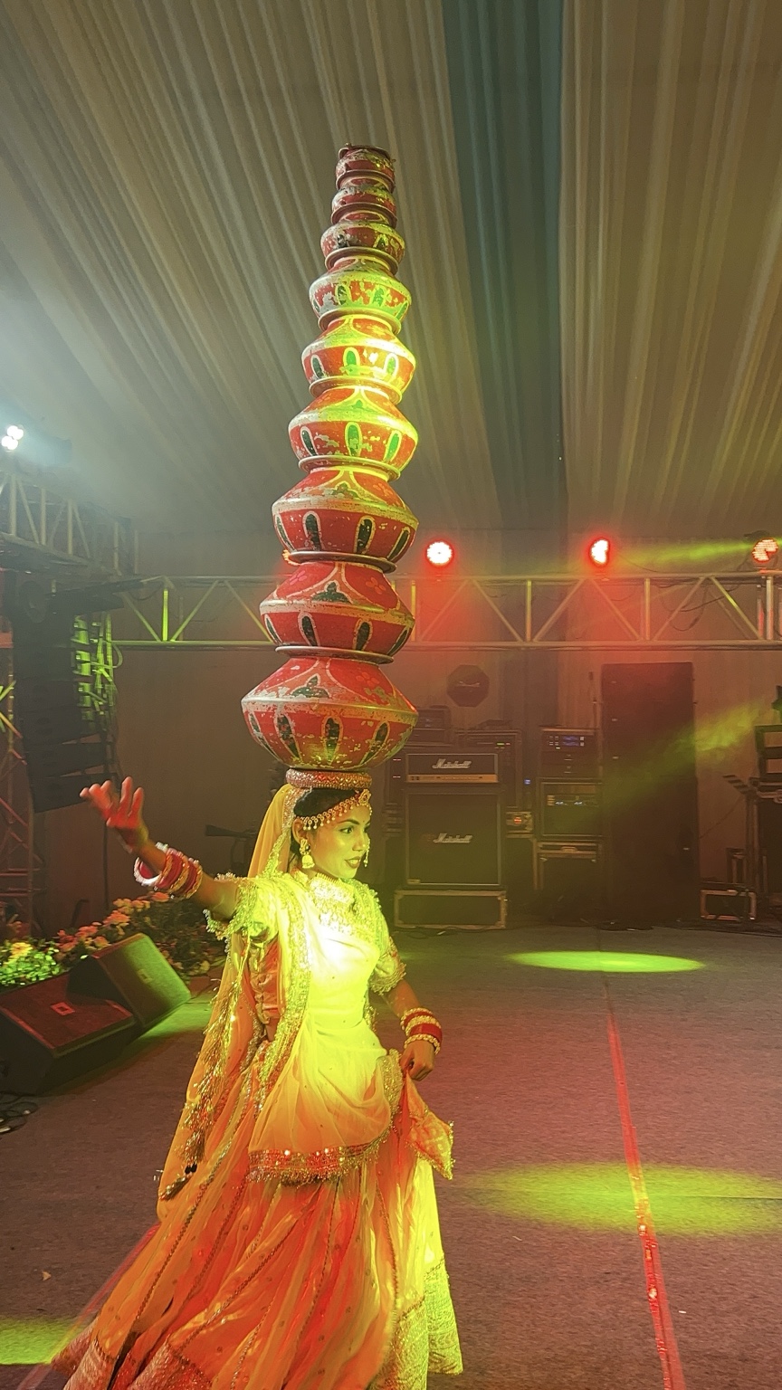 Rajasthani Matka balancing performance